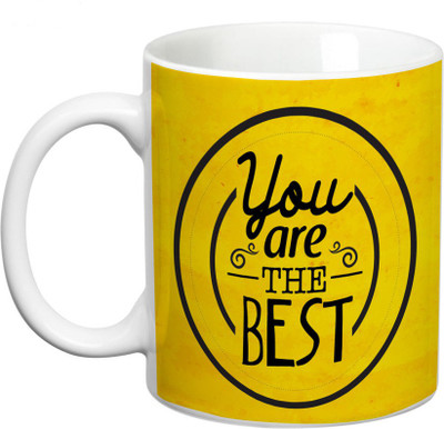 

Prithish You Are The Best Ceramic Mug(330 ml), Multicolor