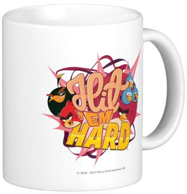 

Exoctic Silver ANGRY BIRD COLLECTION 07 Ceramic Mug(300 ml), Multicolor