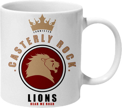 

Mooch Wale Game Of Thrones Lannister Lions Hear Me Roar Ceramic Mug(325 ml), Multicolor