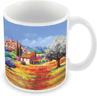 

Sleep Nature's SN-MG-1634 Ceramic Mug(350 ml), Multicolor