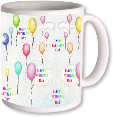 

PhotogiftsIndia Happy Fathers Day 187 Ceramic Mug(350 ml), White