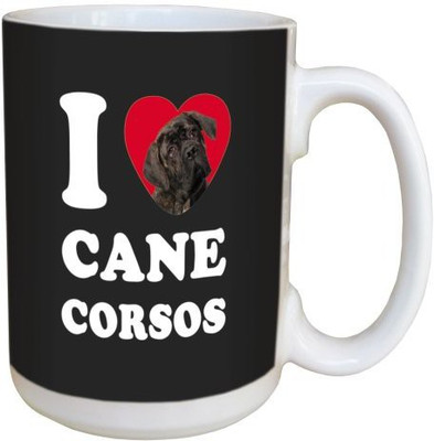 

Tree Free Free Greetings LM45027 I Heart Cane Corsos Ceramic with Full-Sized Handle, 15-Ounce Ceramic Mug(60 ml), Multicolor