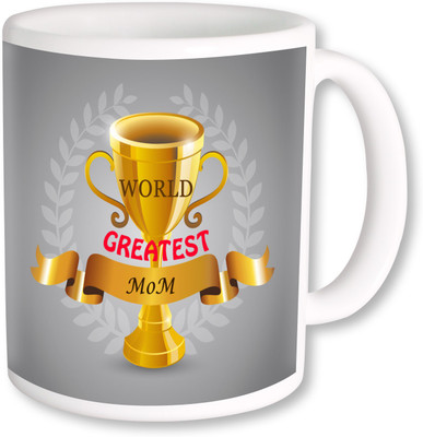 

PhotogiftsIndia world graetest mom Ceramic Mug(325 ml), Multicolor