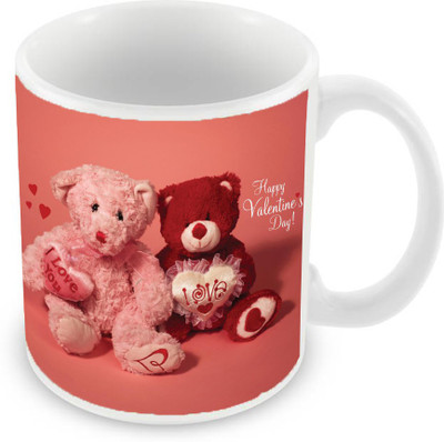 

Sleep Nature's SN-MG-2564 Ceramic Mug(350 ml), Red