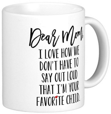 

Exoctic Silver Mom Maa Mother Series 007 Ceramic Mug(300 ml), Multicolor