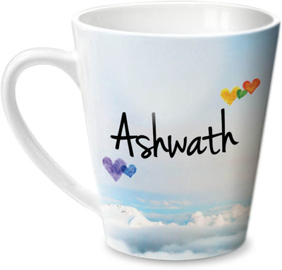 

Hot Muggs Simply Love You Ashwath Conical Ceramic Mug(350 ml)