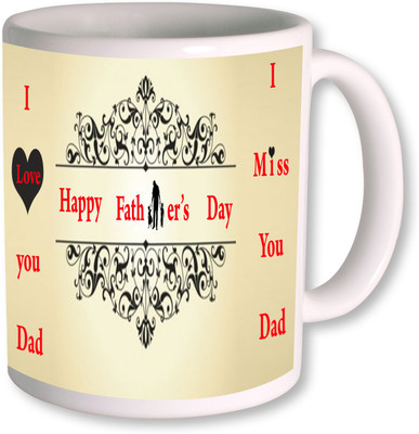 

PhotogiftsIndia Happy Fathers Day 006 Ceramic Mug(350 ml), White