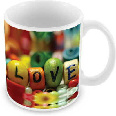 

Sleep Nature's SN-MG-2642 Ceramic Mug(350 ml), Multicolor