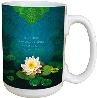 

Tree-Free Greetings Greetings 45555 Angi and Silas Bouquet of Light Ceramic with Full-Sized Handle, 15-Ounce Ceramic Mug(60 ml), Multicolor