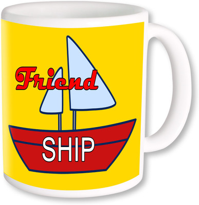 

PhotogiftsIndia Happy Friendship Day 104 Ceramic Mug(350 ml), Multicolor