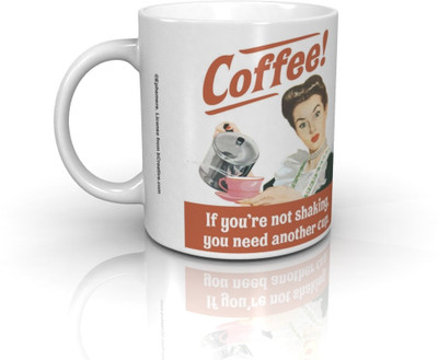37% OFF on Bcreative Coffee If You're Not Shaking You Need Another Cup (Officially Licensed) Ceramic Coffee Mug(350 ml) 37% OFF on Bcreative Coffee If You're Not Shaking You Need Another Cup (Officially Licensed) Ceramic Coffee Mug(350 ml)