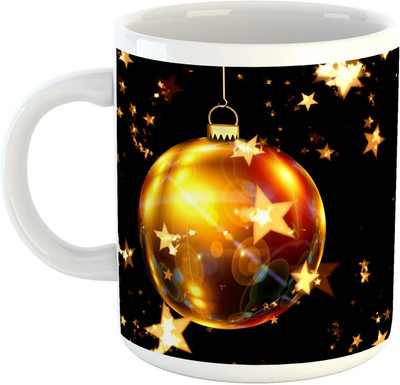 

Deeher Gifts Happy Diwali Design27 Ceramic Mug(330 ml), Multicolor