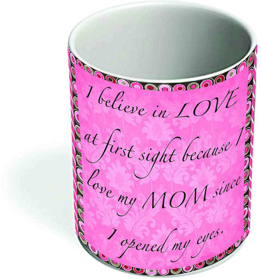 

Printelligent Birthday gift for mother - 10159 Ceramic Mug(300 ml), Pink