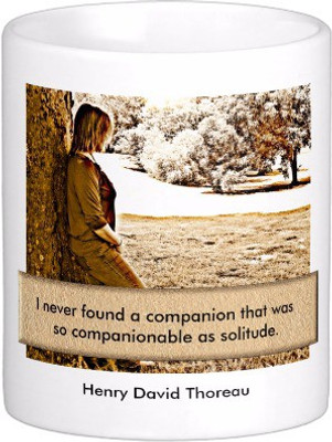 

Exoctic Silver Best Quoted Coffee 00038 Ceramic Mug(300 ml), Multicolor