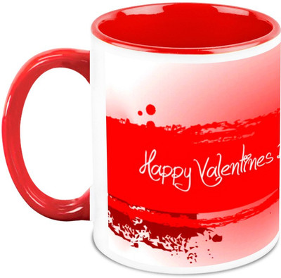 

Homesogood Heart Throbbing Valentine'S Day Ceramic Mug(325 ml)