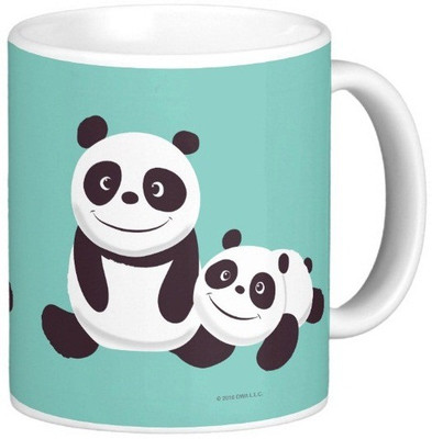 

Exoctic Silver Kung Fu Panda 22 Ceramic Mug(300 ml), Multicolor