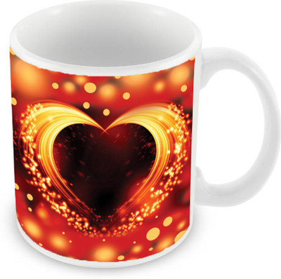 

Sleep Nature's SN-MG-2576 Ceramic Mug(350 ml), Red