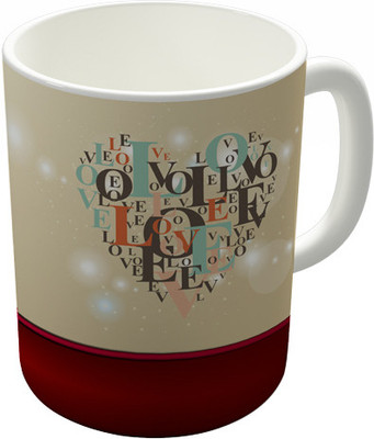 

Shaildha V080 Ceramic Mug(350 ml), Multicolor