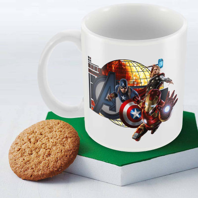 

Posterboy Avengers - Globe Officially Licensed (Pack Of 1) Ceramic Mug(350 ml), Multicolor