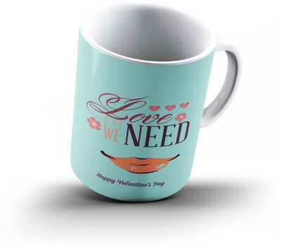 

Ucard Valentines Day Love611 Bone China, Ceramic, Porcelain Mug(325 ml)