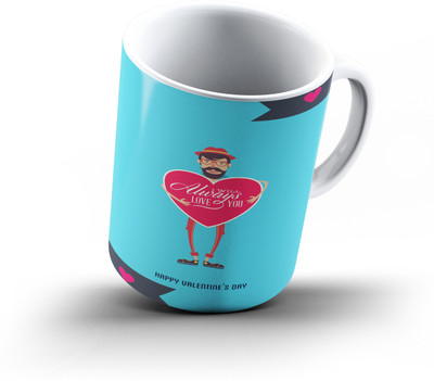 

Ucard Valentines Day Love645 Bone China, Ceramic, Porcelain Mug(325 ml)