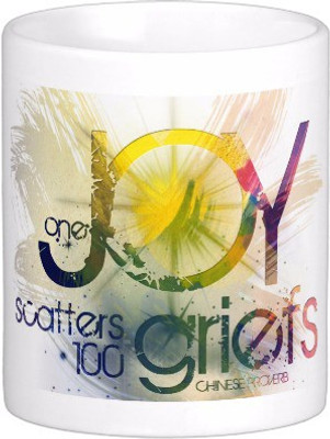 

Exoctic Silver All Occasion 0033 Ceramic Mug(300 ml), Multicolor
