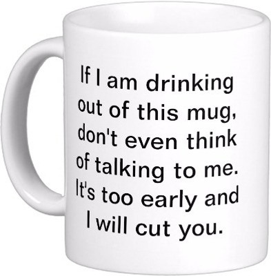 

Exoctic Silver Quoteds ooooo30 Ceramic Mug(300 ml), Multicolor