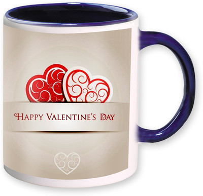 

Heyworlds happy valentine day gifts 032 Ceramic Mug(325 ml), Multicolor