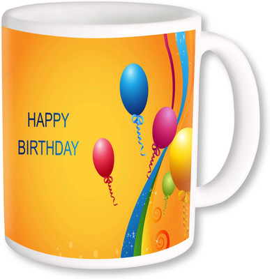 

PhotogiftsIndia happy birthday_11 Ceramic Mug(325 ml), Multicolor