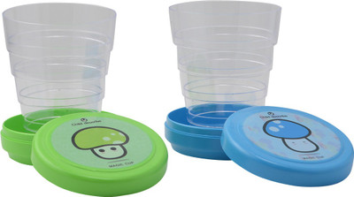 Pratha Foldable Magic Plastic Mug(76.2 ml, Pack of 2)