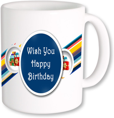 

PhotogiftsIndia Happy Birthday Gifts 37 Ceramic Mug(325 ml), Multicolor