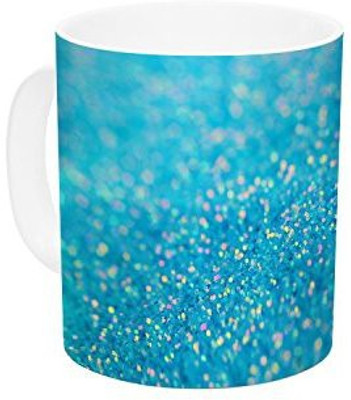 

Kess InHouse InHouse Beth Engel Mermaid Sparkles Ceramic Coffee, 11 oz, Multicolor Ceramic Mug(60 ml)