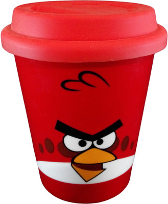 GeekGoodies Angry Bird Ceramic Starbucks Porcelain Mug(250 ml), Red