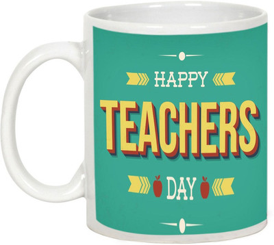 

AllUPrints Happy Teacher's Day To All Teachers Ceramic Mug(325 ml), White