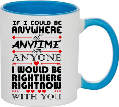 

SKY TRENDS Great Romantic Love Best Gifts For Valentine Day For Girlfriend Boyfriend Fiance Wife Husband, Anniversary,Christmas, Design 024 Ceramic Mug(325 ml), Multicolor