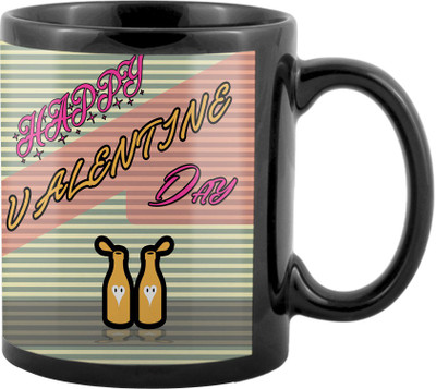 

SKY TRENDS Valentine Gifts For Special Girlfriend,Boyfriend,Wife,Husband,design 80 Ceramic Mug(325 ml), Black