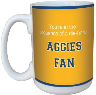 

Tree-Free Greetings Greetings lm44511 Aggies College Football Fan Ceramic with Full-Sized Handle, 15-Ounce Ceramic Mug(60 ml), Multicolor