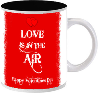 

Allthingscustomized Happy Valetine Day Ceramic Mug, Black