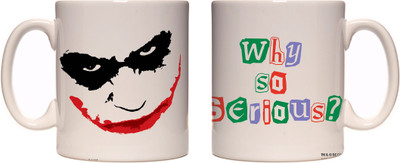

Posterboy Joker Why So Serious (Officially Licensed) Ceramic Mug, Multicolor
