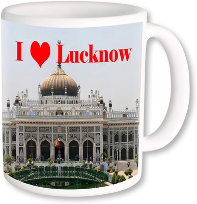 

PhotogiftsIndia I Love Lucknow With Nawabi Mahal Ceramic Mug(325 ml)