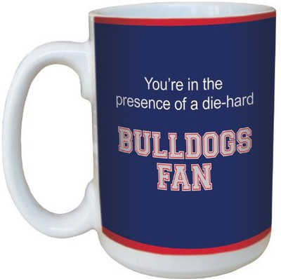 

Tree-Free Greetings Greetings lm44721 Bulldogs College Basketball Ceramic with Full-Sized Handle, 15-Ounce Ceramic Mug(60 ml), Multicolor