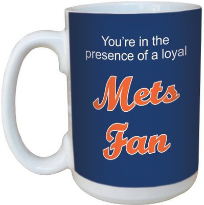 

Tree-Free Greetings Greetings lm44094 Mets Baseball Fan Ceramic with Full-Sized Handle, 15-Ounce Ceramic Mug(60 ml), Multicolor