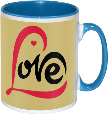 

Heyworlds love you valentine day gifts 013 Ceramic Mug(325 ml), Multicolor