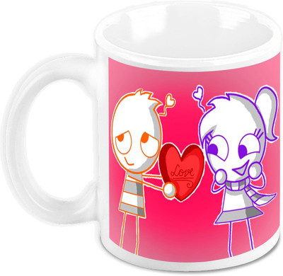 

Homesogood The First Love Ceramic Mug(325 ml)