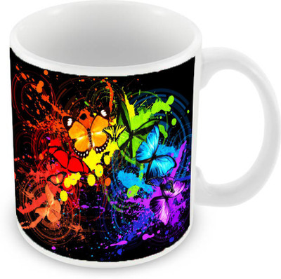 

Sleep Nature's SN-MG-25 Ceramic Mug(350 ml), Multicolor