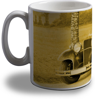 

Artifa Vintage Car AMG0305 Porcelain, Ceramic Mug(350 ml), Multicolor