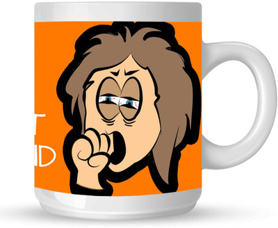 

HuppmeGift Lazy Husband White Ceramic Mug(350 ml)