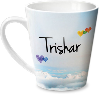 

Hot Muggs Simply Love You Trishar Conical Ceramic Mug(350 ml)