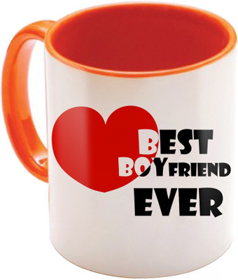 

SKY TRENDS Wonderful & Best Valentine Orange Gift For GirlFriend,Boyfriend,Husband,Wife,Friend Design Cod 126 Ceramic Mug(325 ml)