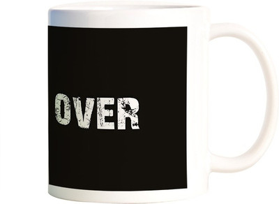 

Rangeele Inkers Game Over Ceramic Mug(300 ml), Multicolor